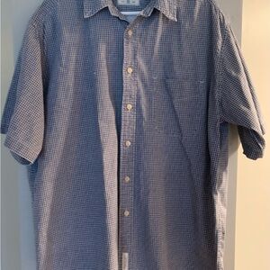 American Eagle Vintage Blue Checkered Men's Shirt